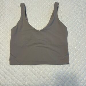 lululemon athletica Gray Crop Top